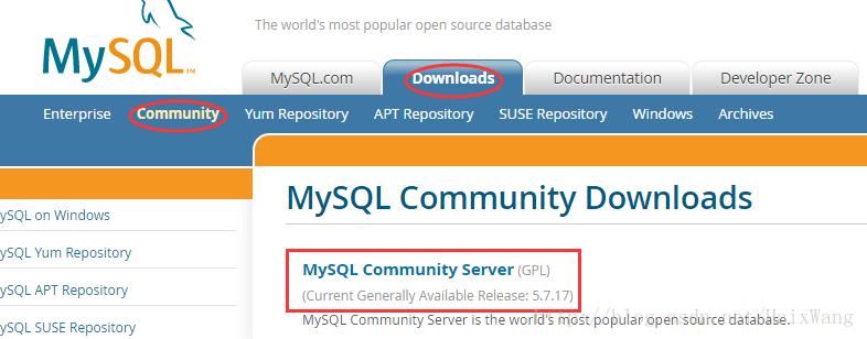 mysql5.7.17压缩包安装配置方法图文教程