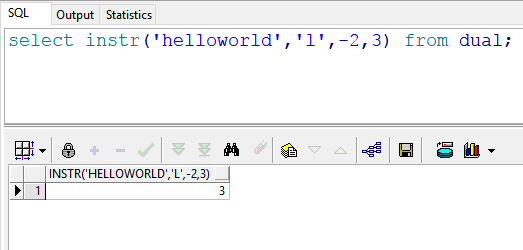 Oracle中的instr()函数应用及使用详解