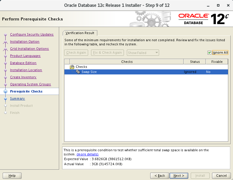 如何在Centos7系统中安装oracle12c