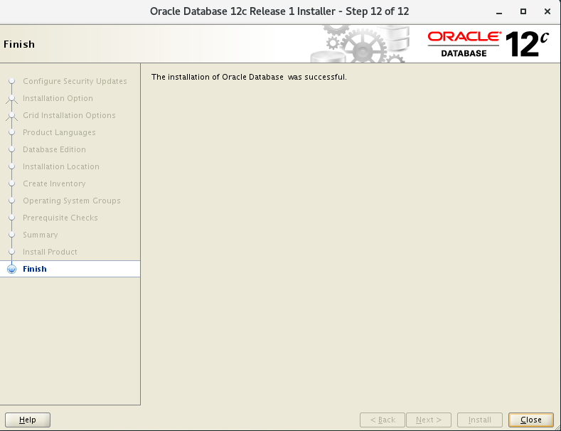 如何在Centos7系统中安装oracle12c