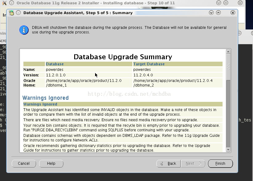 ORACLE 11g从 11.2.0.1升级到11.2.0.4 详细实战教程