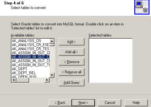 oracle数据库迁移到MySQL的示例分析