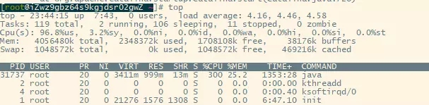 因Java应用造成CPU过高怎么排查