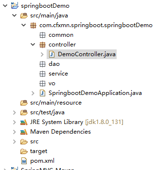 springboot中如何构建简单项目