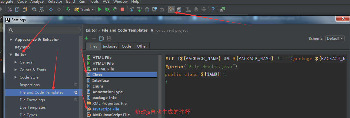 IntelliJ IDEA如何修改新建文件自动生成注释的user名