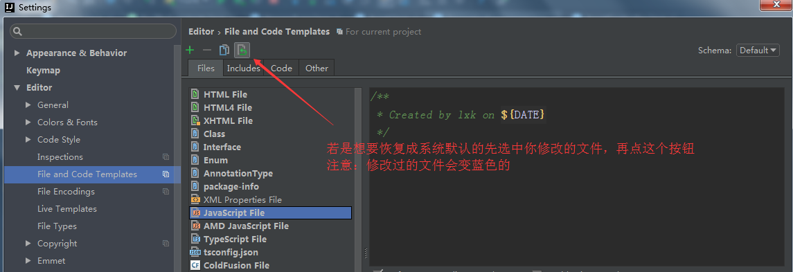 IntelliJ IDEA如何修改新建文件自动生成注释的user名