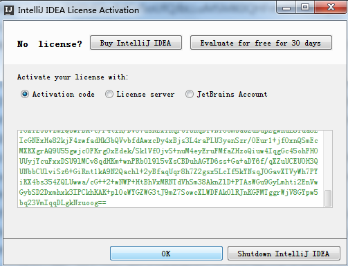 如何解決IntelliJ IDEA中彈出"IntelliJ IDEA License Activation"的問題