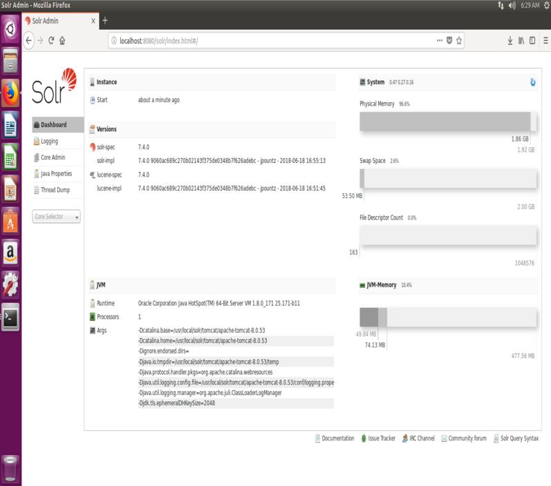 Ubuntu16.04安装部署solr7的图文详细教程