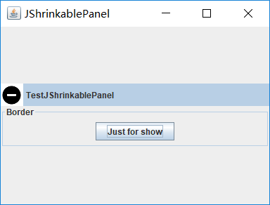 Java如何实现可折叠Panel方法示例