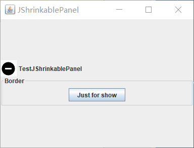 Java如何实现可折叠Panel方法示例