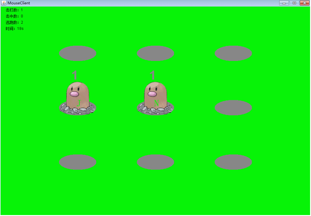 Java实现的打地鼠小游戏完整示例【附源码下载】
