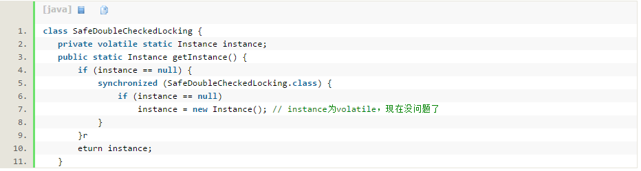 使用java怎么實(shí)現(xiàn)雙重檢查鎖定