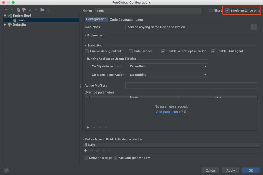 Intellij IDEA实现SpringBoot项目多端口启动的两种方法