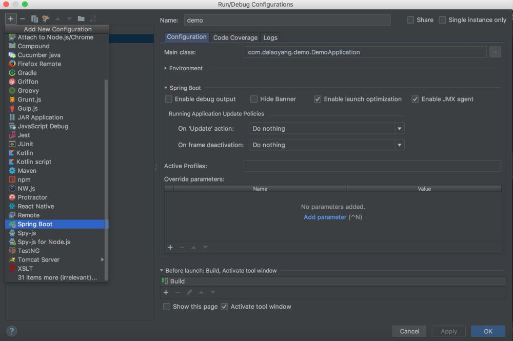 Intellij IDEA实现SpringBoot项目多端口启动的两种方法