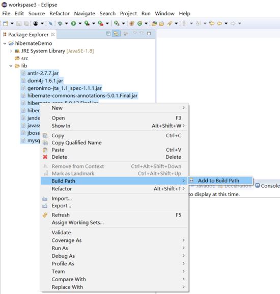 eclipse下怎么搭建hibernate5.0环境