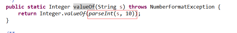 Java中Integer.valueOf,parsetInt() String.valueOf的区别有哪些