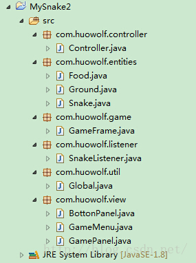 Java如何实现贪吃蛇游戏