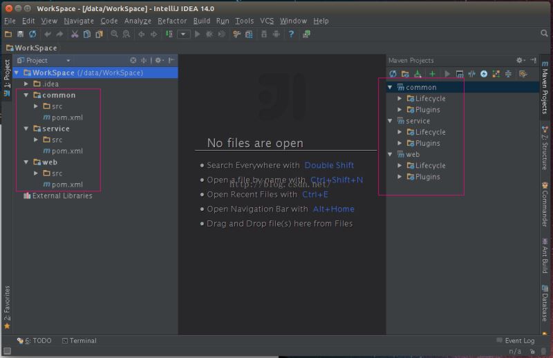 IntelliJ IDEA像Eclipse一樣打開多個(gè)項(xiàng)目的示例分析