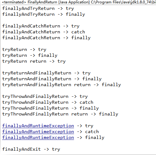 Java中finally和return的關(guān)系實例解析