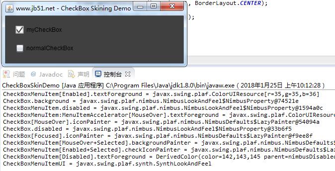 Java Swing组件定制CheckBox示例