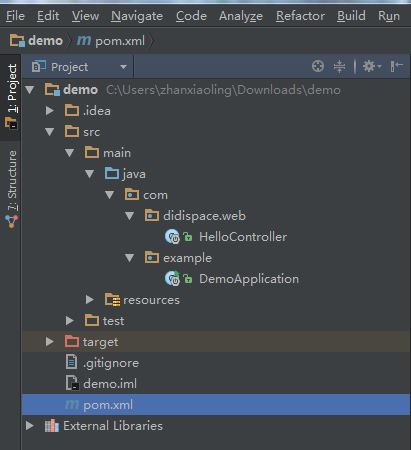 IntelliJ IDEA 创建spring boot 的Hello World 项目(图解)