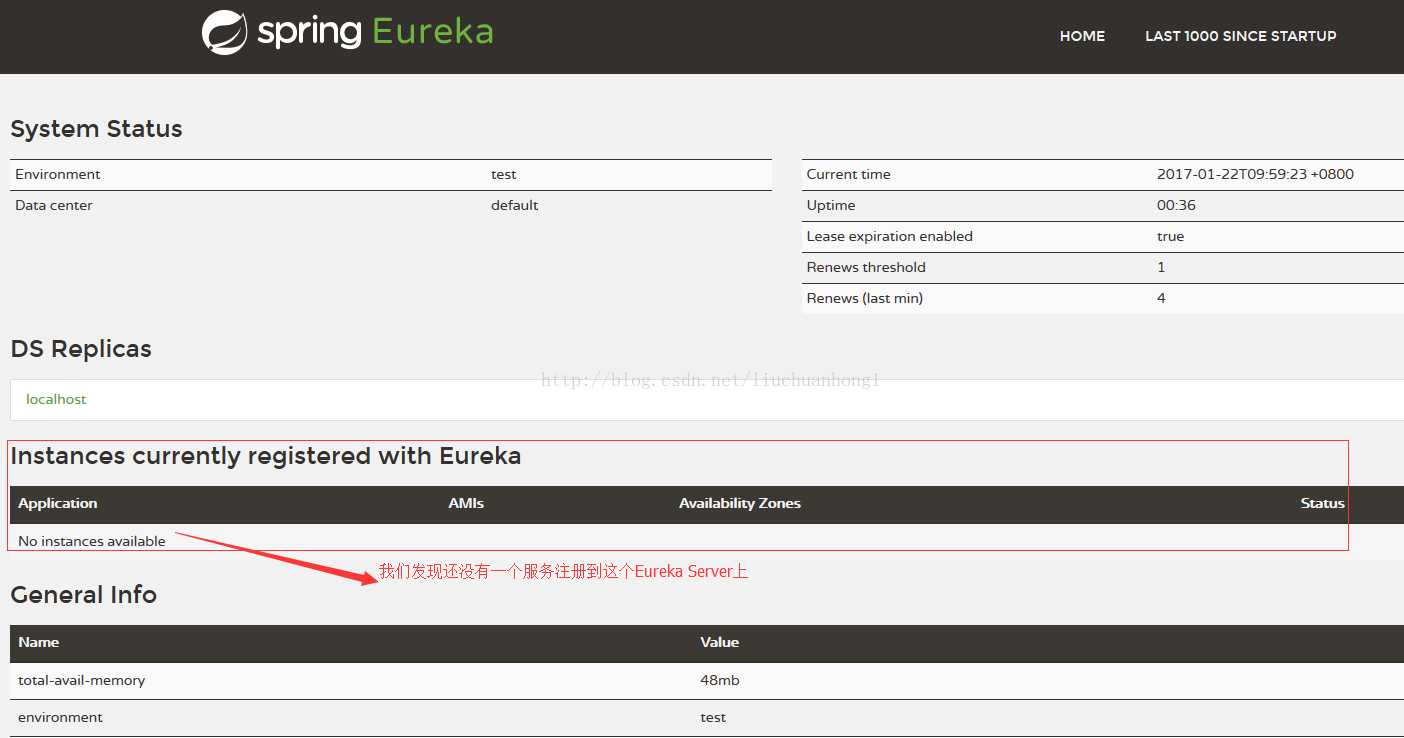 spring cloud中如何启动Eureka Server