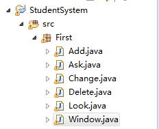 Java基于MySQL实现学生管理系统的示例分析