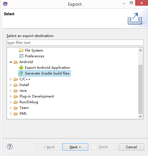 如何将Eclipse代码导入到AndroidStudio