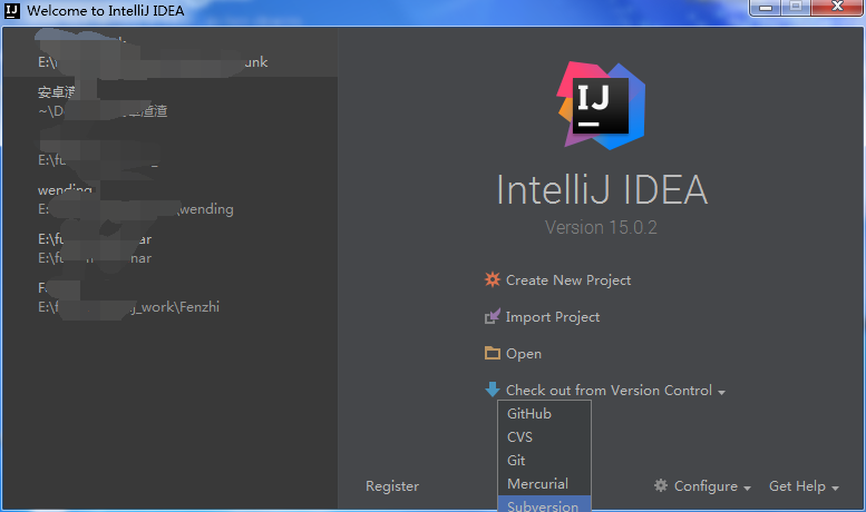 IntelliJ IDEA中TortoiseSVN如何修改服务器地址