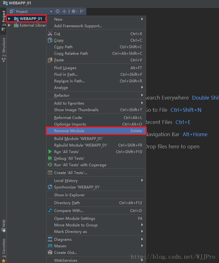 IntelliJ IDEA 如何彻底删除项目的步骤