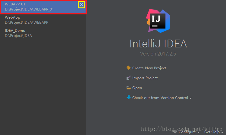 IntelliJ IDEA 如何彻底删除项目的步骤