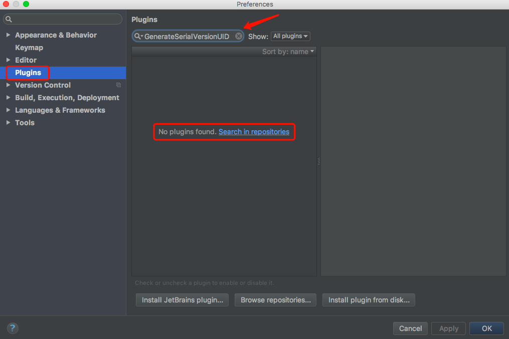 IntelliJ IDEA中如何自动生成serialVersionUID