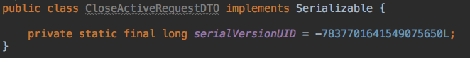 IntelliJ IDEA中如何自動生成serialVersionUID