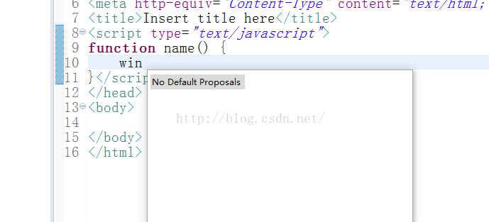 Eclipse中如何实现JS代码提示功能