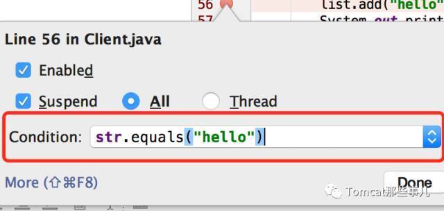 Intellij IDEA如何实现条件断点