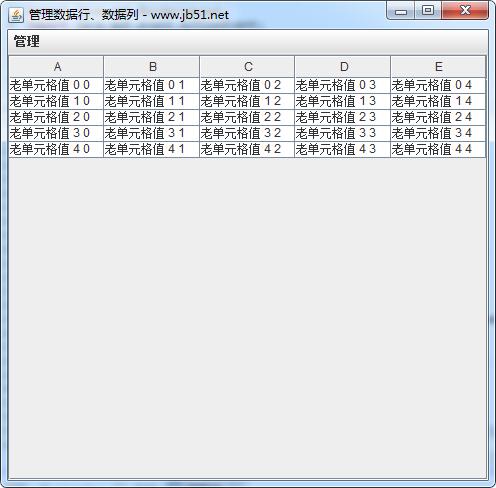 如何在Java中使用JTable表格