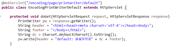 Java servlet使用PrintWriter时的编码与乱码怎么办