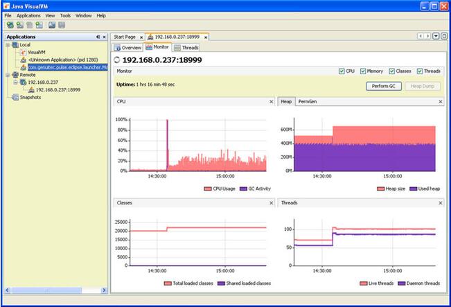 Java VisualVM监控远程JVM(详解)