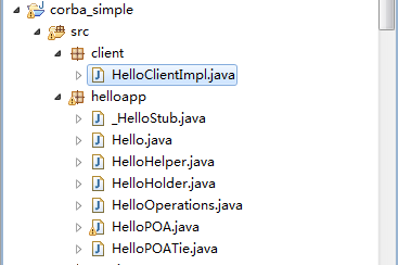 Corba开发之Java实现Service与Client的示例