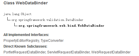 Spring中WebDataBinder使用详解