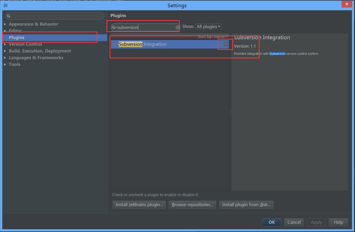 Subversion插件如何利用Intellij IDEA 实现配置