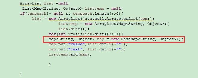 Java Map在put值时value值不被覆盖如何解决