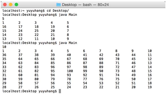 Java如何实现顺时针输出螺旋二维数组