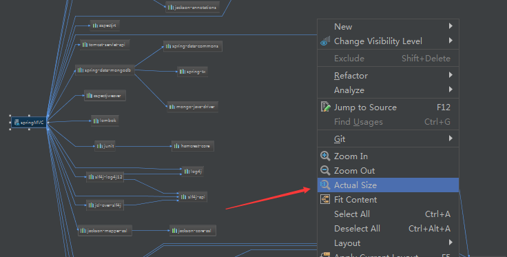 Intellij IDEA中查看maven項目中所有jar包的依賴關系圖的方法