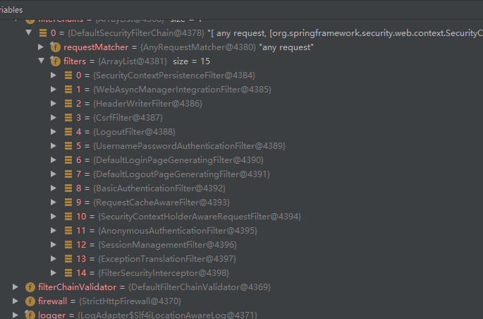 Spring Security常用过滤器实例解析