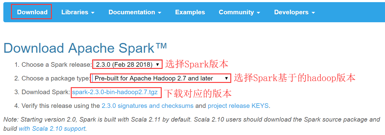 Spark2.3中HA集群的分布式安裝示例