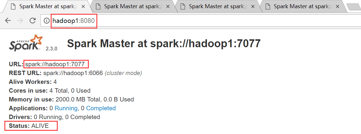 Spark2.3中HA集群的分布式安裝示例