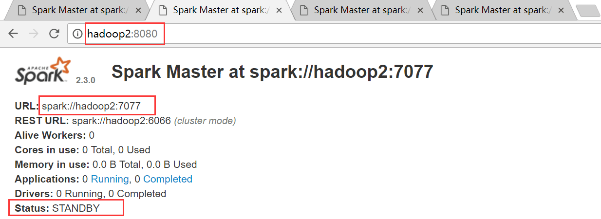 Spark2.3中HA集群的分布式安裝示例