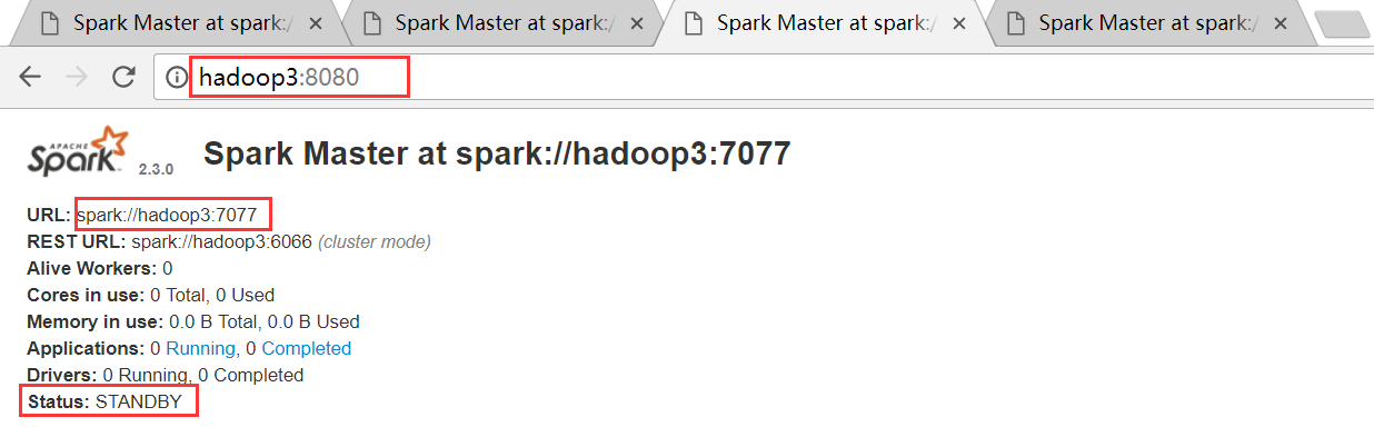 Spark2.3中HA集群的分布式安裝示例