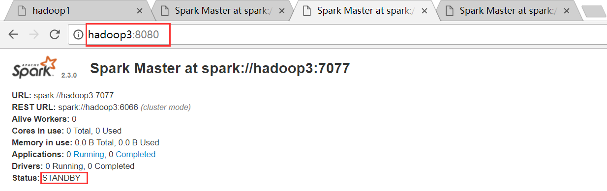 Spark2.3中HA集群的分布式安裝示例